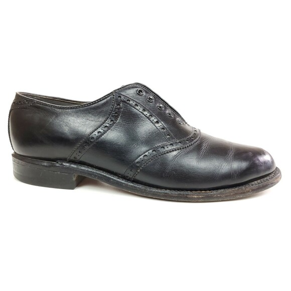 FootJoy Classics 99332A Mens 9 D Black Leather Brogue Saddle Dress Shoes main image 11